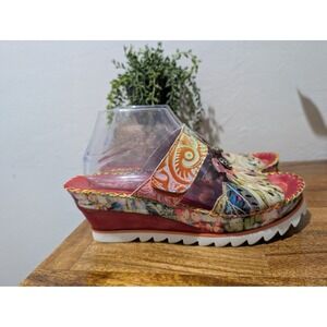 L'ARTISTE Unique Skater Red 39 Slipon‎ 10